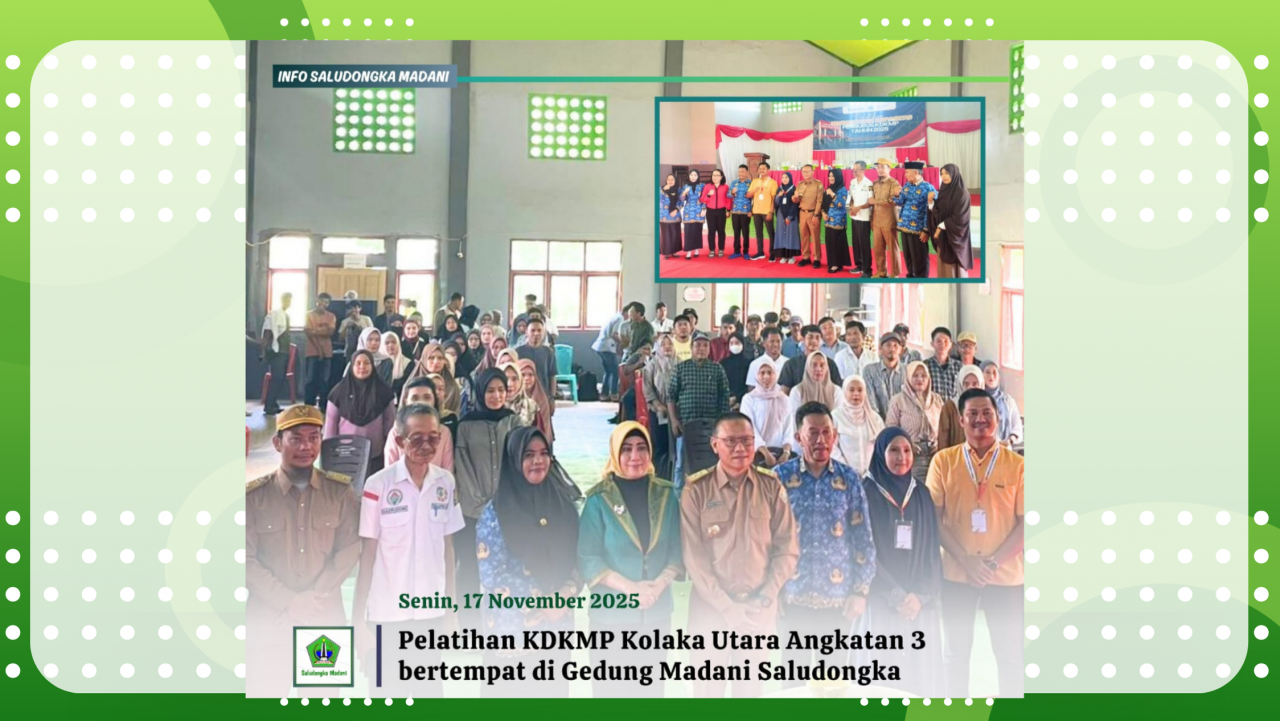 Selamat dan Sukses untuk Koperasi Desa Kelurahan Merah Putih Kolaka Utara!