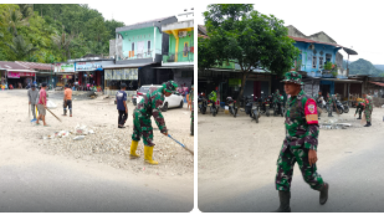 Aksi Gotong Royong Oleh Aparat TNI