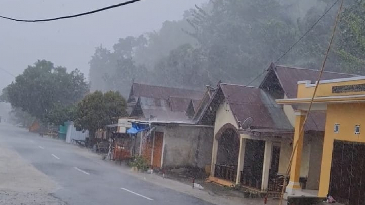 Bencana Angin Kencang disertai Hujan