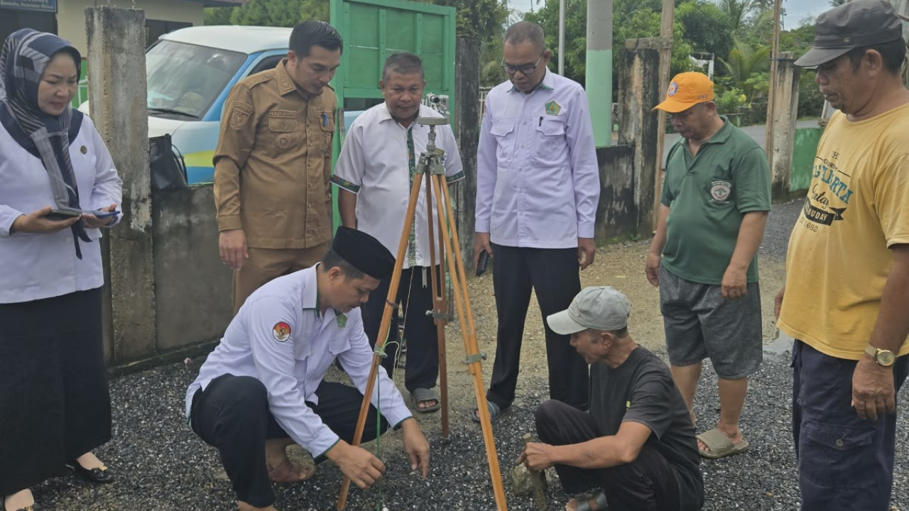 Rencana Pembangunan Masjid dan Pengukuran Arah Kiblat Masjid Ar-Rahman Desa Bandaeha, Kec. Molawe, Kab. Konawe Utara