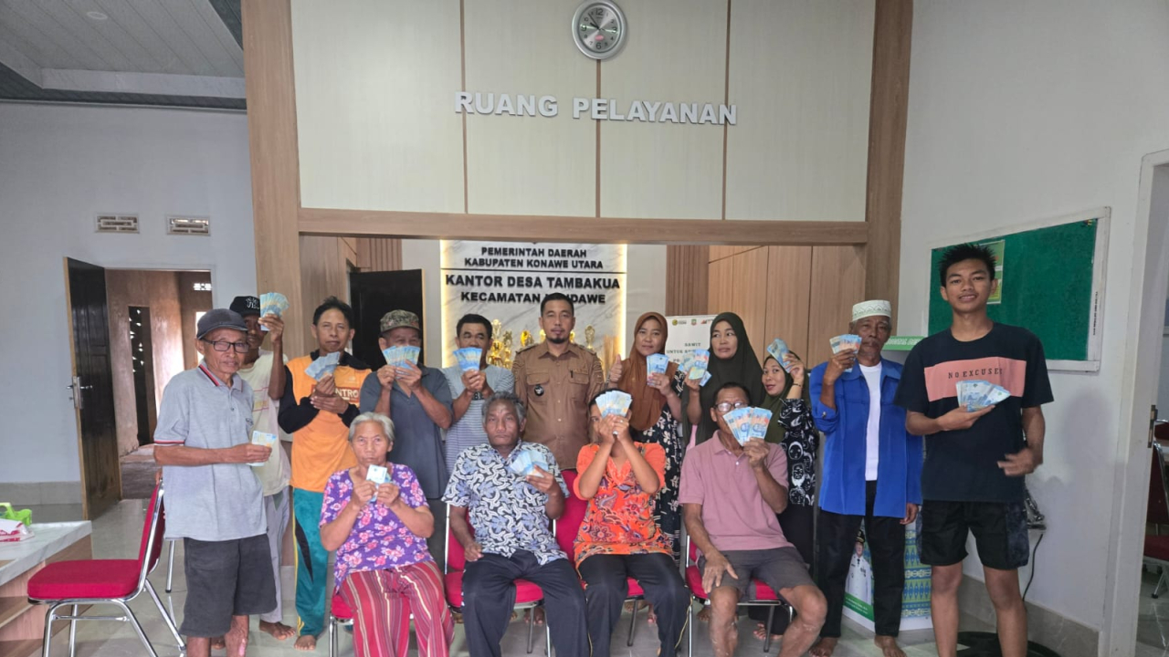 Pemerintah Desa Tambakua Salurkan BLT Dana Desa Triwulan I dan II Tahun 2026