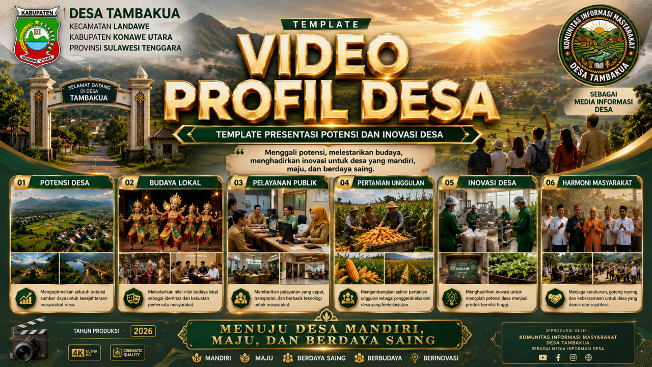 Peluncuran Media Visual Profil Potensi dan Inovasi Desa Tambakua Tahun 2026