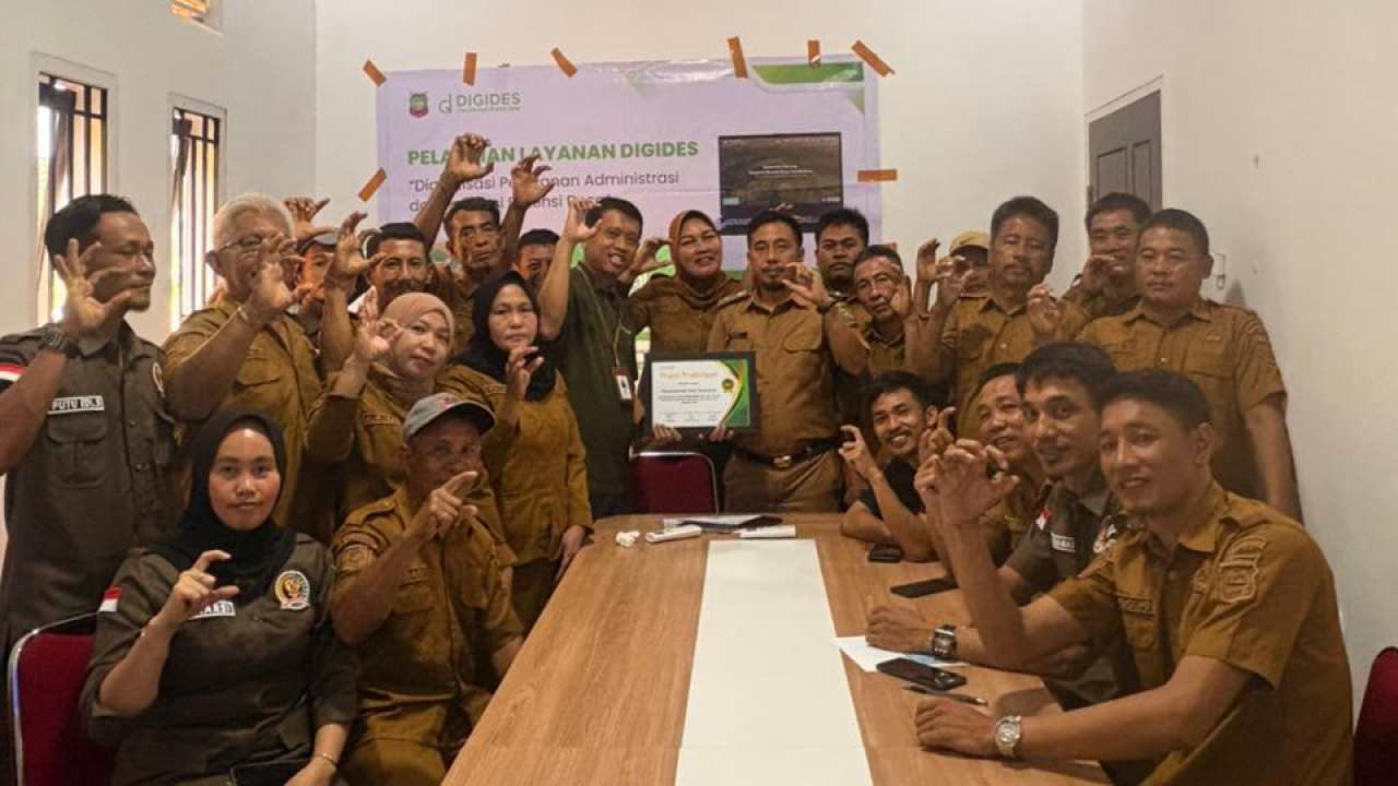 Pelatihan Digitalisasi Pemerintahan Desa Tambakua