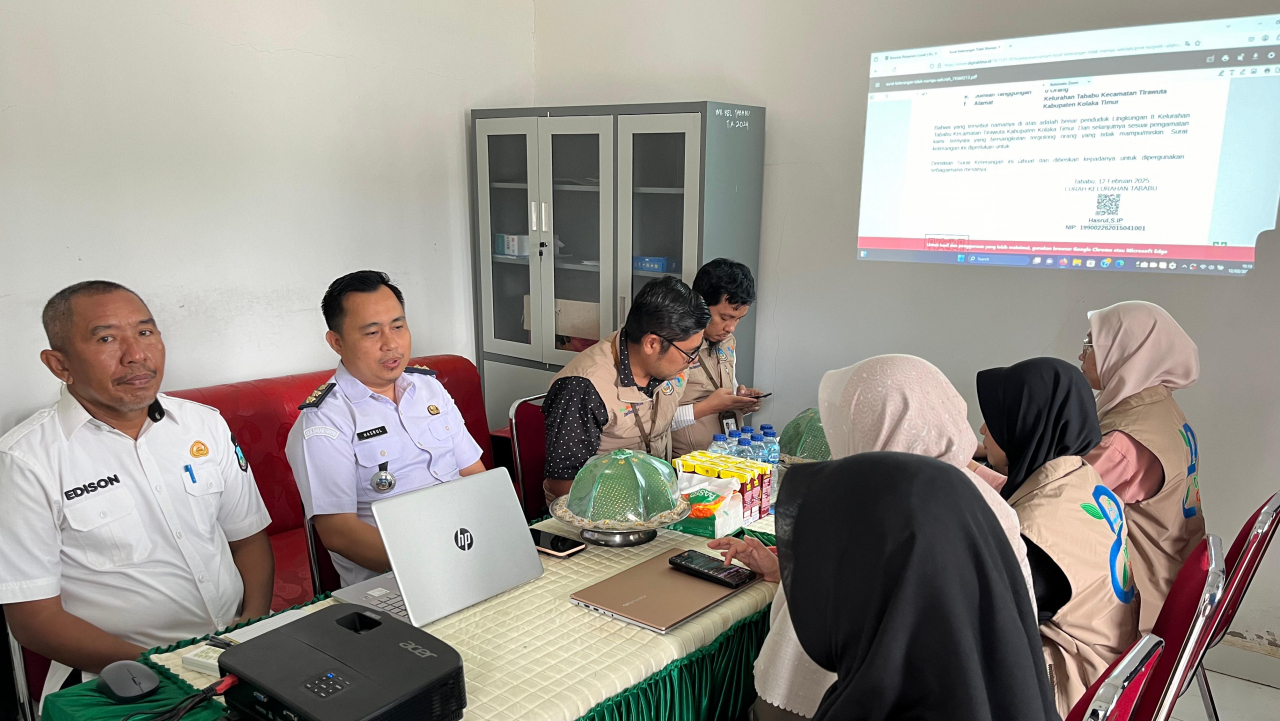 Tababu Menuju Kelurahan Cantik, BPS Kolaka Timur Lakukan Asesmen