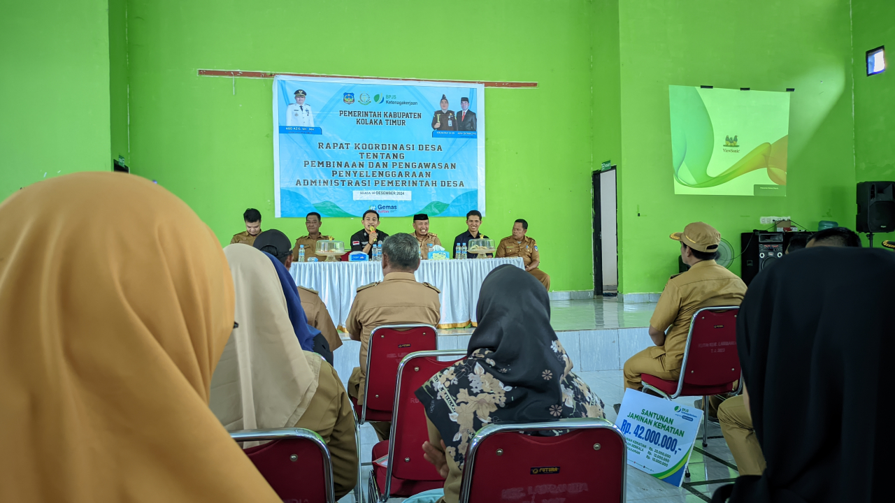 Rapat Koordinasi Desa Lambandia: Penguatan Pembinaan dan Pengawasan Administrasi Pemerintahan Desa