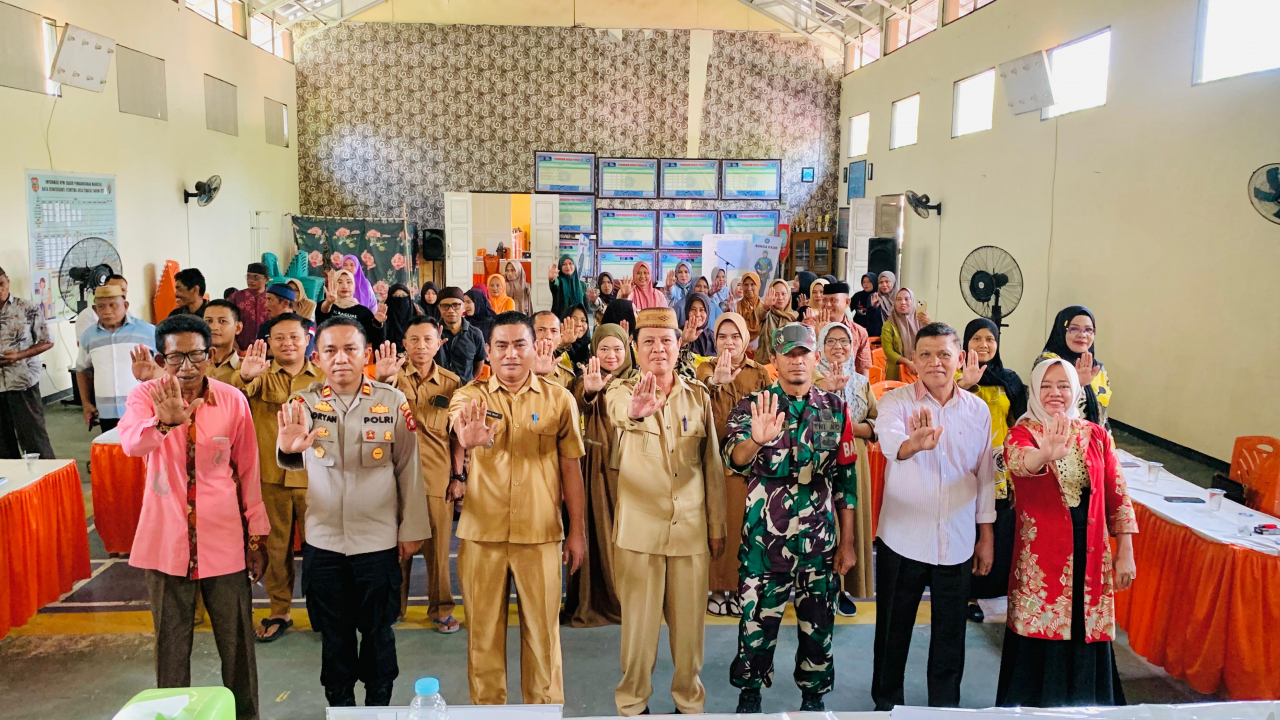 Sosialisasi  Gratifikasi dan Standar Pelayanan Minimal Desa dalam Rangka Pencegahan Anti Korupsi  Desa Teratai Kecamatan Tabongo Kabupaten Gorontalo