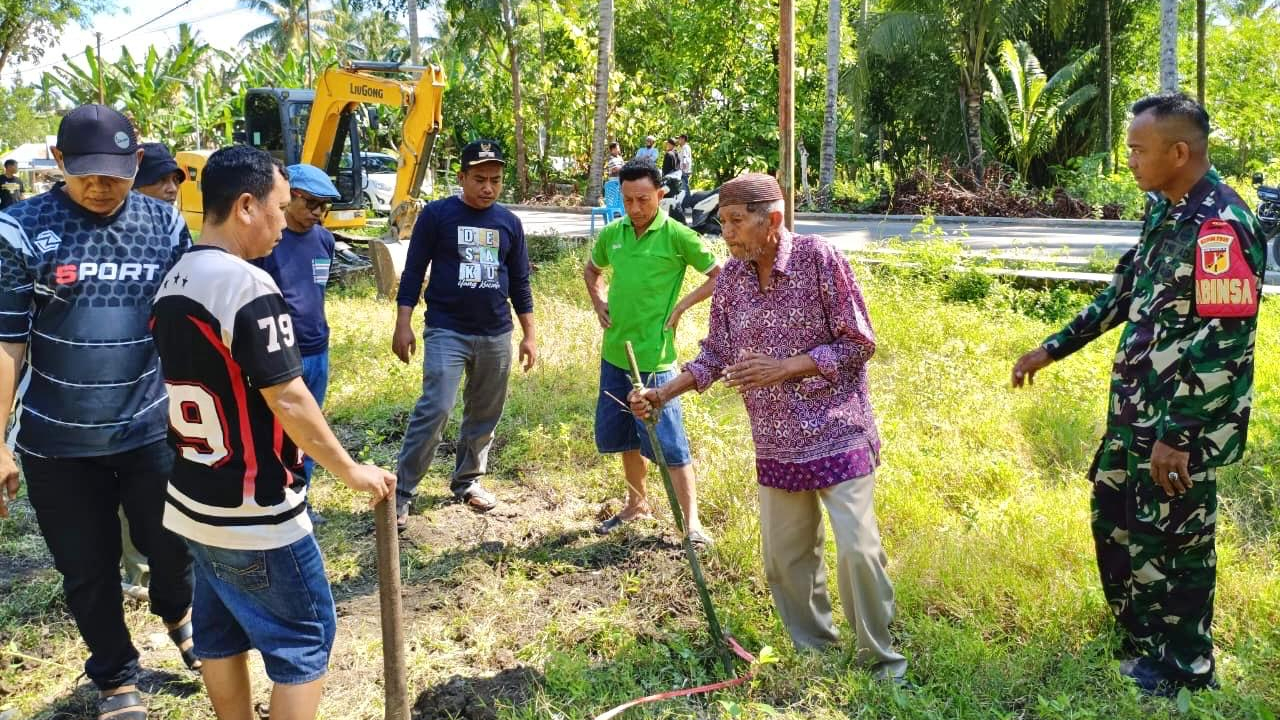 Pelaksanaan Galian Pondasi Pembangunan Gerai dan Kantor Koperasi Desa Merah Putih Teratai Tabongo