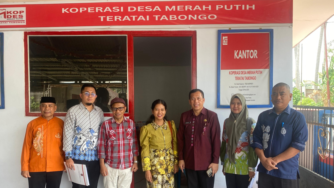 Balai Besar Pemerintahan Desa di Malang Lakukan Evaluasi Pascapelatihan KDMP di Desa Teratai, Kecamatan Tabongo