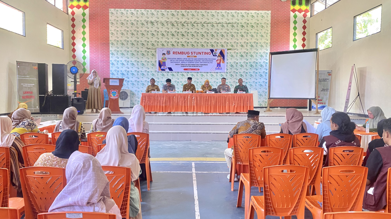 Pemerintah Desa Teratai Melaksanakan Rembug Stunting dalam rangka Penguatan Sinergi Lintas Sektor dan Konvergensi Program untuk Percepatan Penurunan Stunting dan Kesehatan masyarakat Tahun 2026 Menuju Generasi Sehat dan Berkualitas