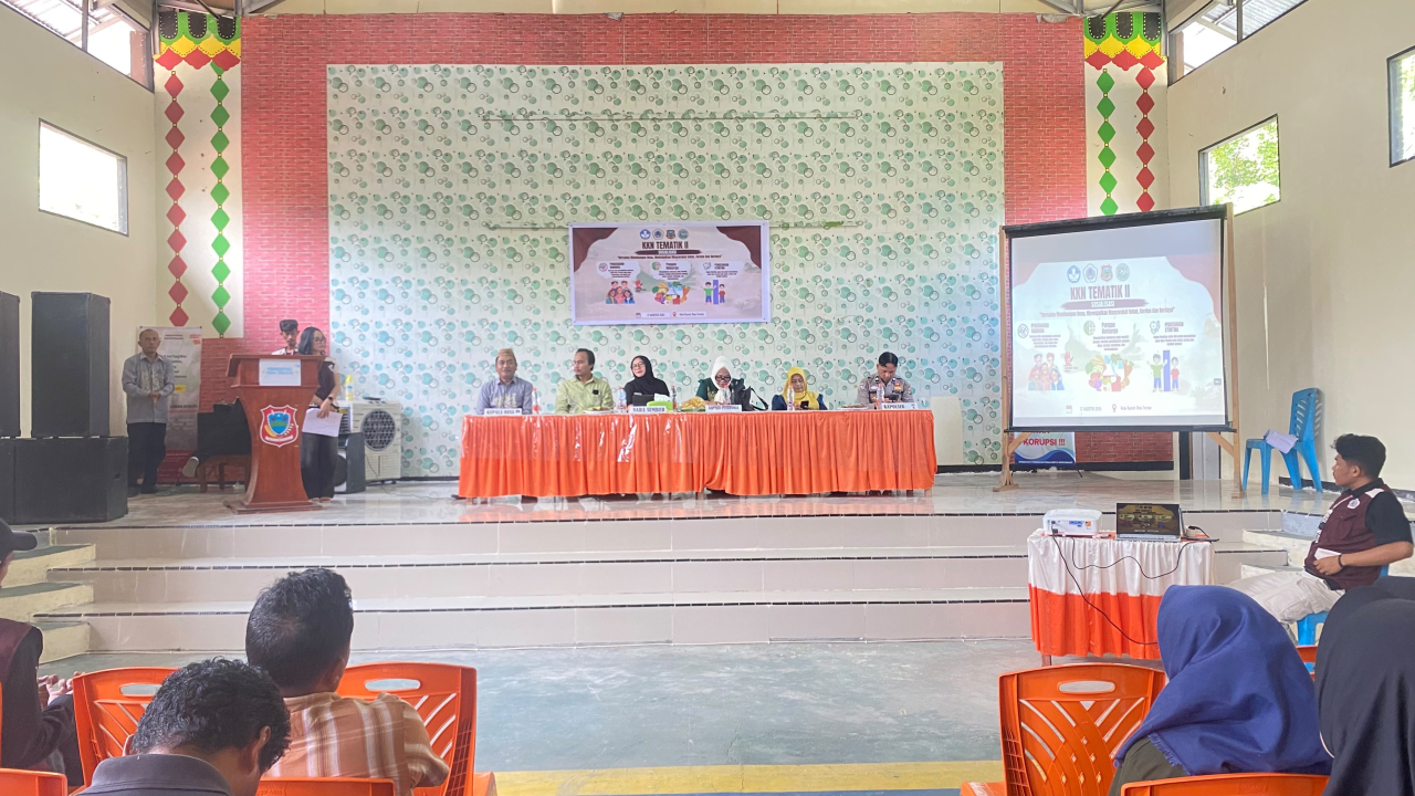Sosialisasi “Bersama Membangun Desa, Mewujudkan Masyarakat Sehat, Cerdas dan Berdaya” Pencegahan Narkoba, Pangan Keluarga, dan Pencegahan stunting.