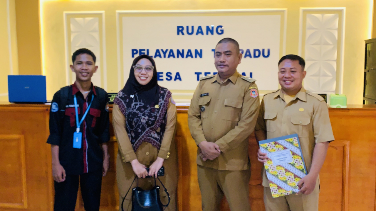 Pemerintah Desa Teratai Menerima Siswa PKL dari SMK Negeri 1 Batudaa