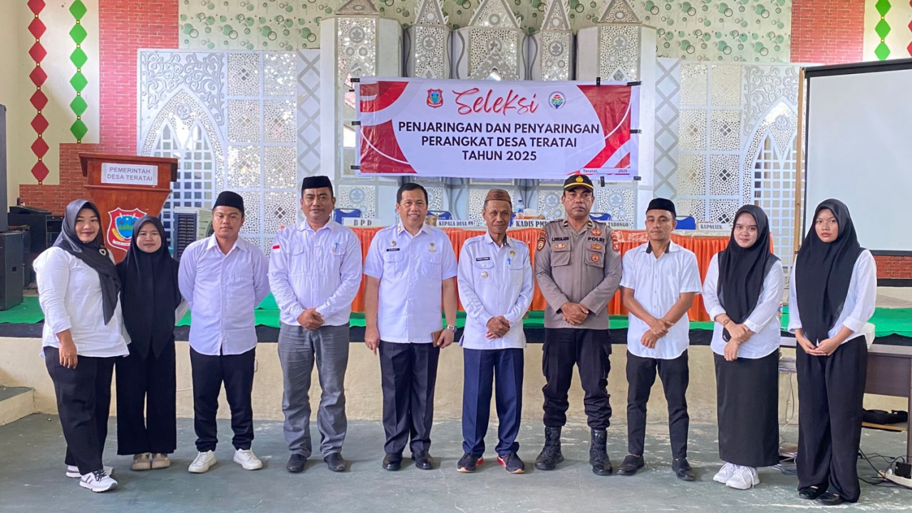 Seleksi Perangkat Desa Teratai Tahun 2025 Resmi Dibuka oleh Kadis PMD Kabupaten Gorontalo