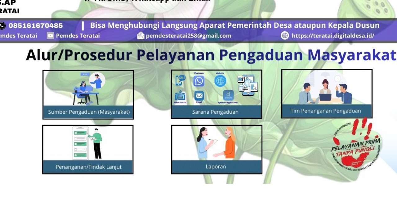 Layanan Pengaduan Desa Teratai: Pemerintah Makin Dekat Warga