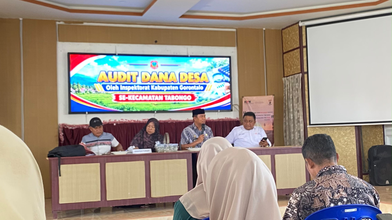 Tim Inspektorat Kabupaten Gorontalo Laksanakan Audit Dana Desa di Kecamatan Tabongo, Desa Teratai Salah Satu Desa yang Diperiksa