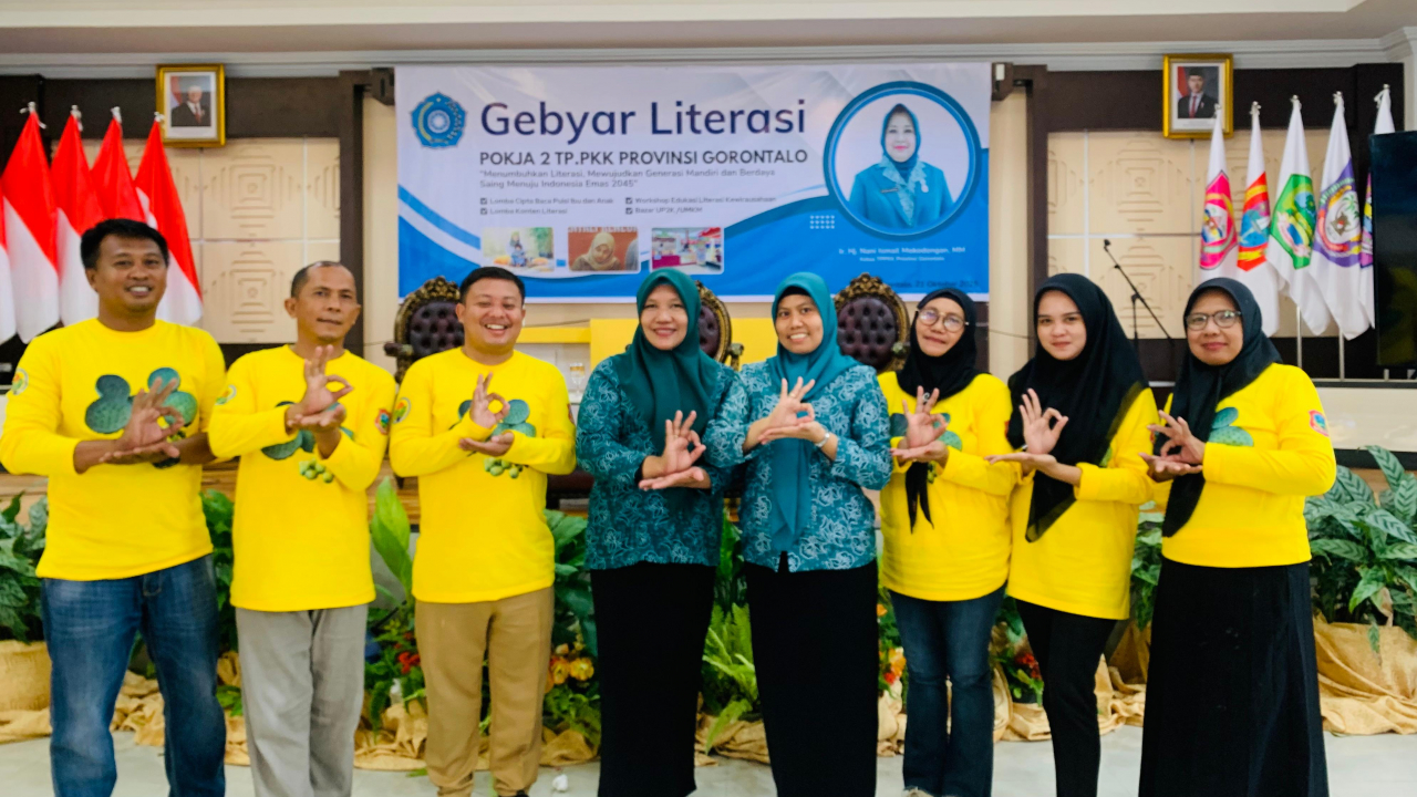 Gebyar Literasi PKK Gorontalo Semarakkan Desa Teratai