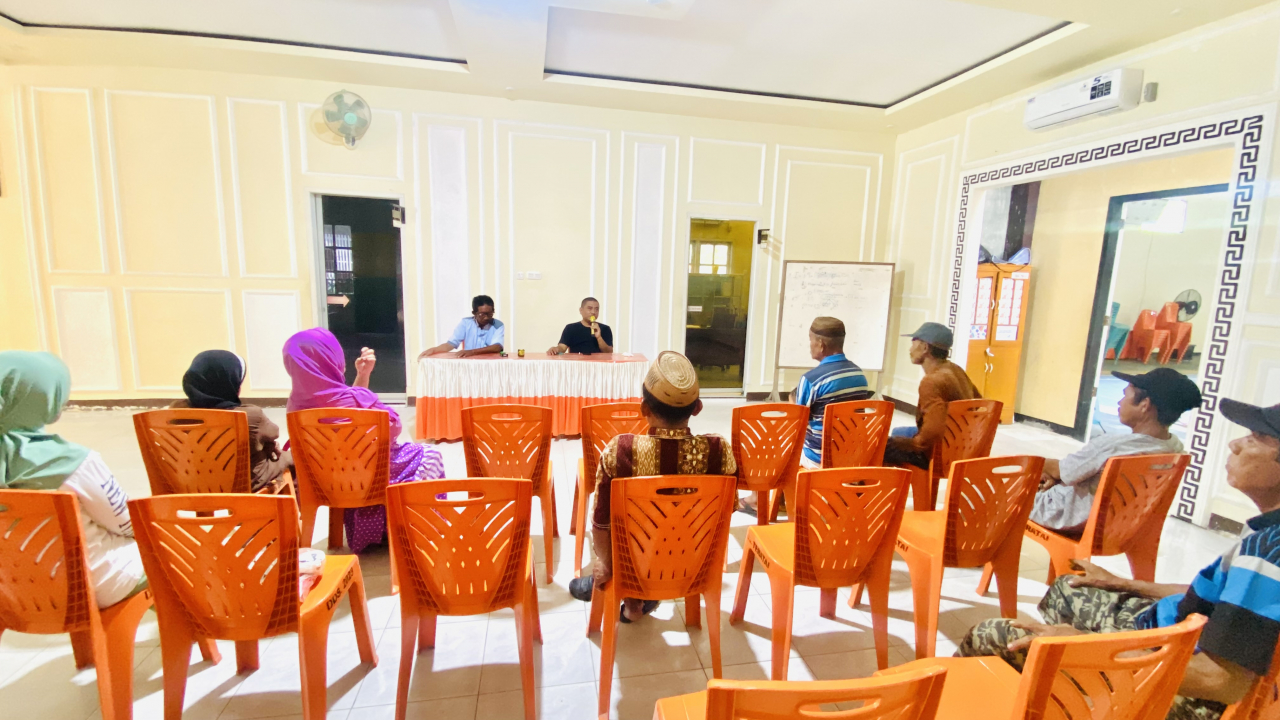 Rapat Persiapan Pekerjaan Normalisasi Sungai Desa Teratai
