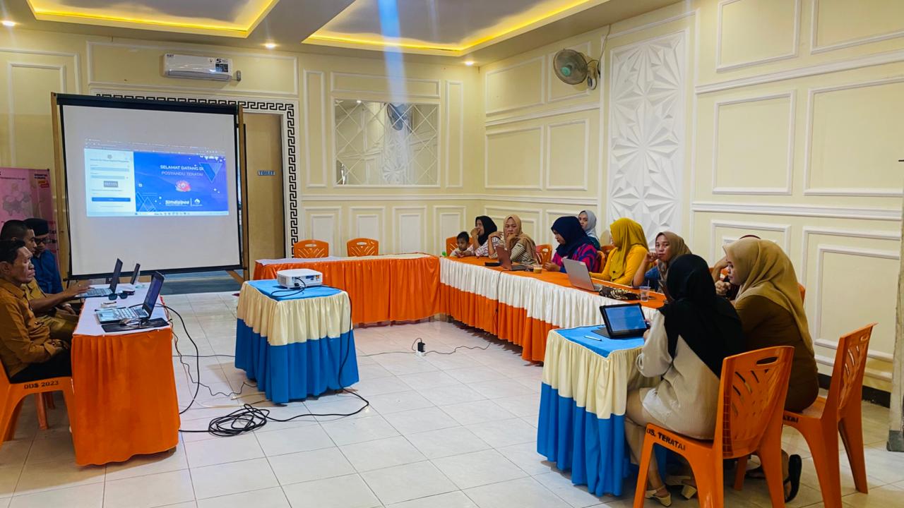 Upgrade Sistem Informasi Digital Posyandu Desa Teratai Kecamatan Tabongo