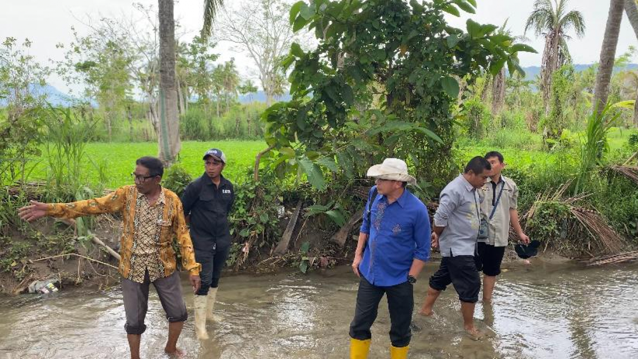 PU Gorontalo Tinjau Sungai Teratai: Antisipasi Banjir?