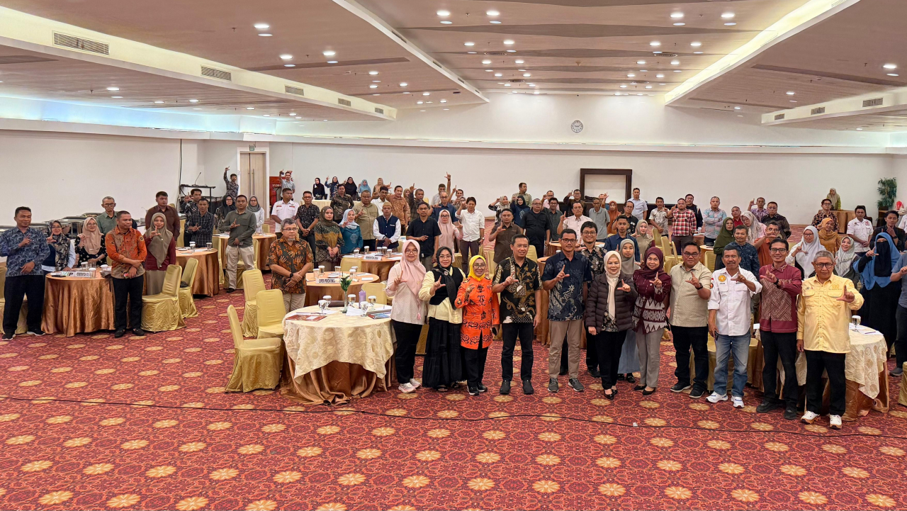 Kepala Desa Teratai Ikuti Sosialisasi Provinsi Program Kampung Iklim untuk Pengurangan Gas Rumah Kaca