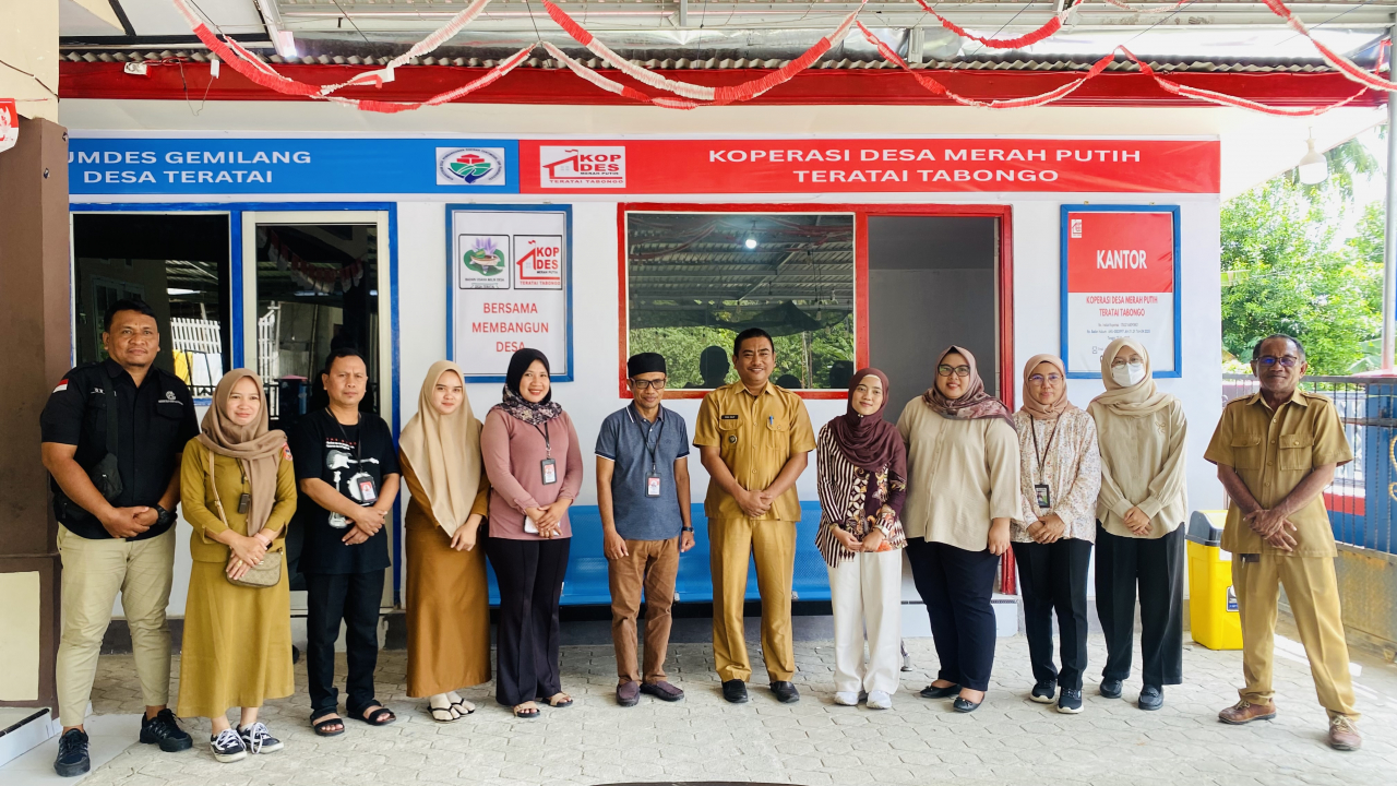 Kunjungan Kerja Kementerian PPN/Bappenas dan Kementerian Koperasi di KOPDES Merah Putih Teratai Tabongo DESA TERATAI, TABONGO