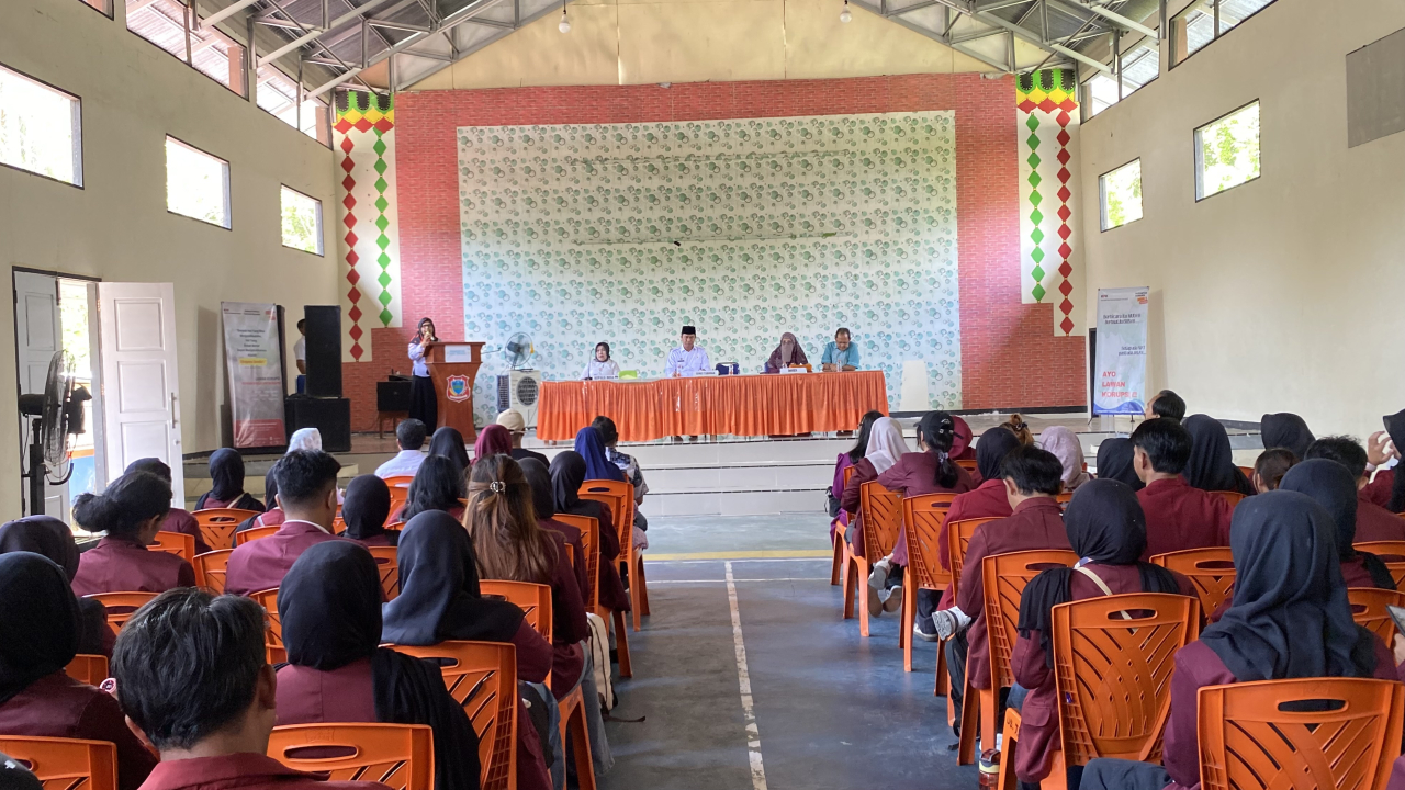 Penerimaan Mahasiswa KKN-T Universitas Negeri Gorontalo Dipusatkan di Desa Teratai