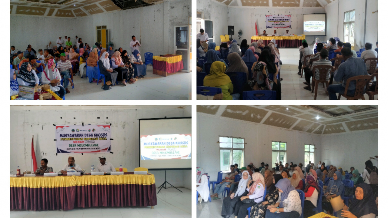 Musyawarah Desa Khusus Pembentukan Koperasi Desa Merah Putih Molombulahe
