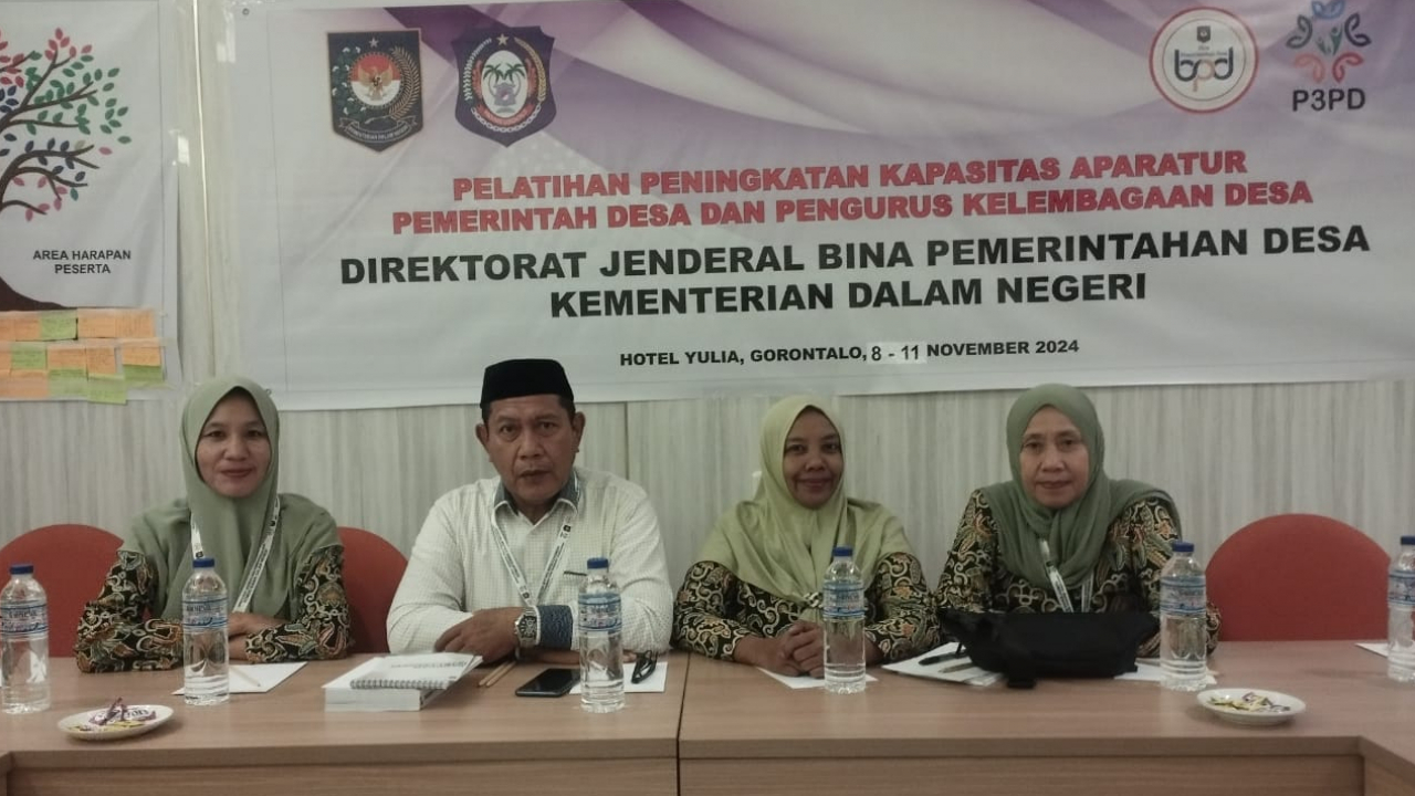 Peningkatan Kapasitas Aparatur dan Kelembagaan Desa Molombulahe Melalui Pelatihan Kemendagri