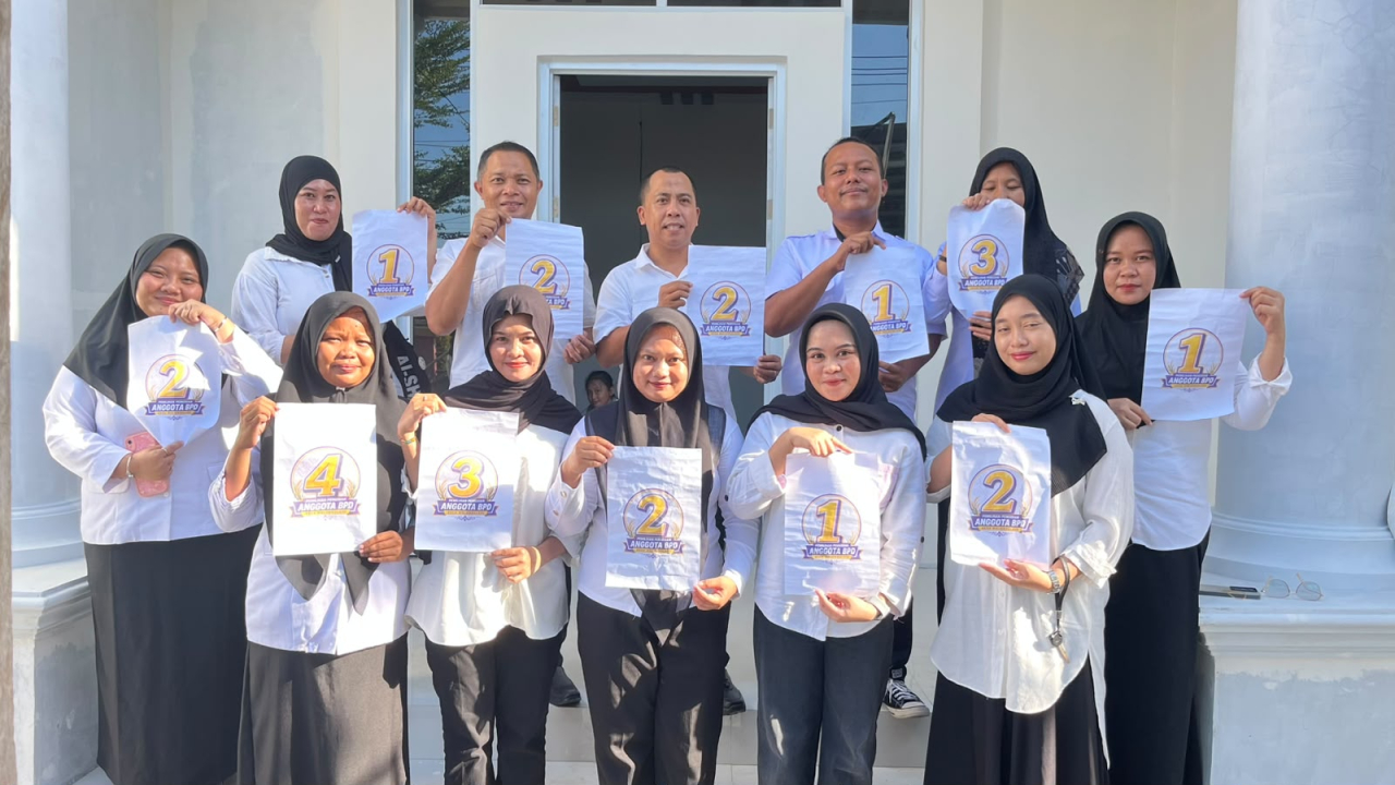 Penetapan dan Pengambilan Nomor Urut Calon Anggota BPD Desa Molombulahe Periode 2026–2034 Berlangsung Lancar