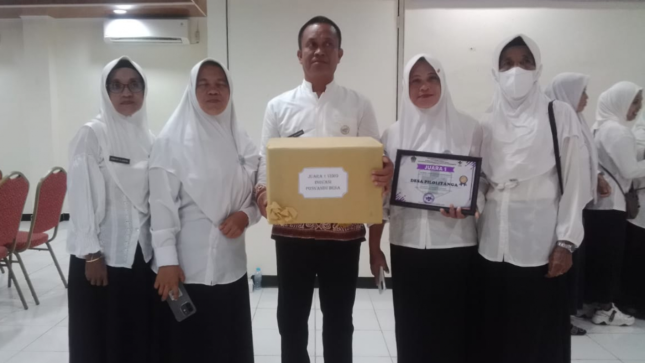 Desa Piloliyanga Juara Lomba Video Inovasi Posyandu