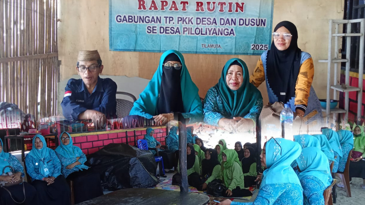 Rapat PKK Desa Piloliyanga 2025: Koordinasi Program Kerja