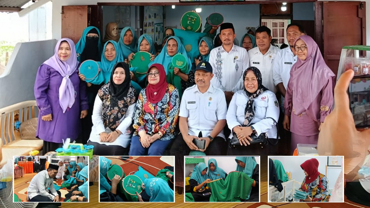 Kunjungan Dekranasda Boalemo ke Karawo Al-Wardah Piloliyanga