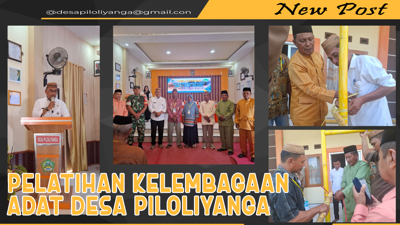 Pelatihan Adat Piloliyanga: Camat Ingatkan Jaga Warisan Budaya