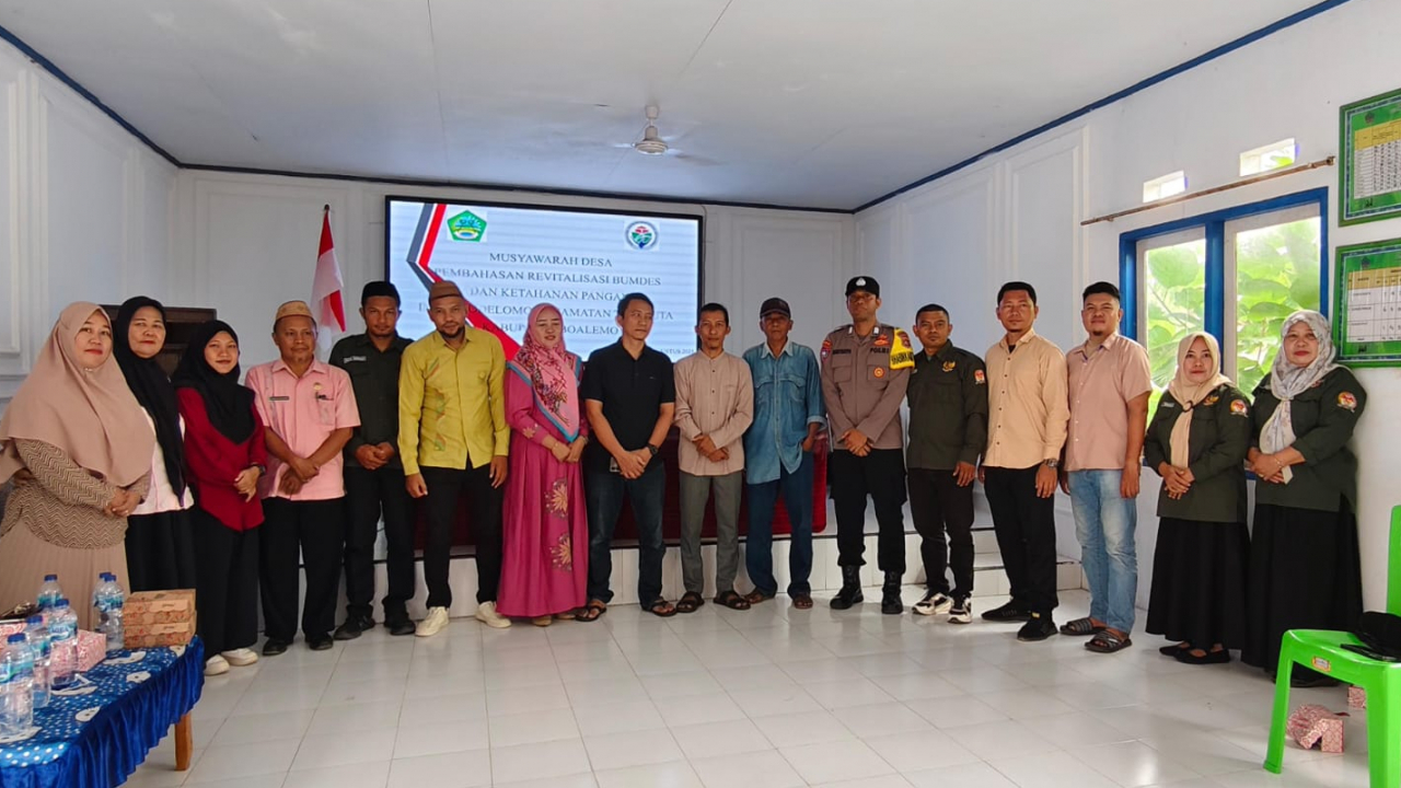 Musyawarah Desa Modelomo Bahas Revitalisasi BUMDes dan Ketahanan Pangan