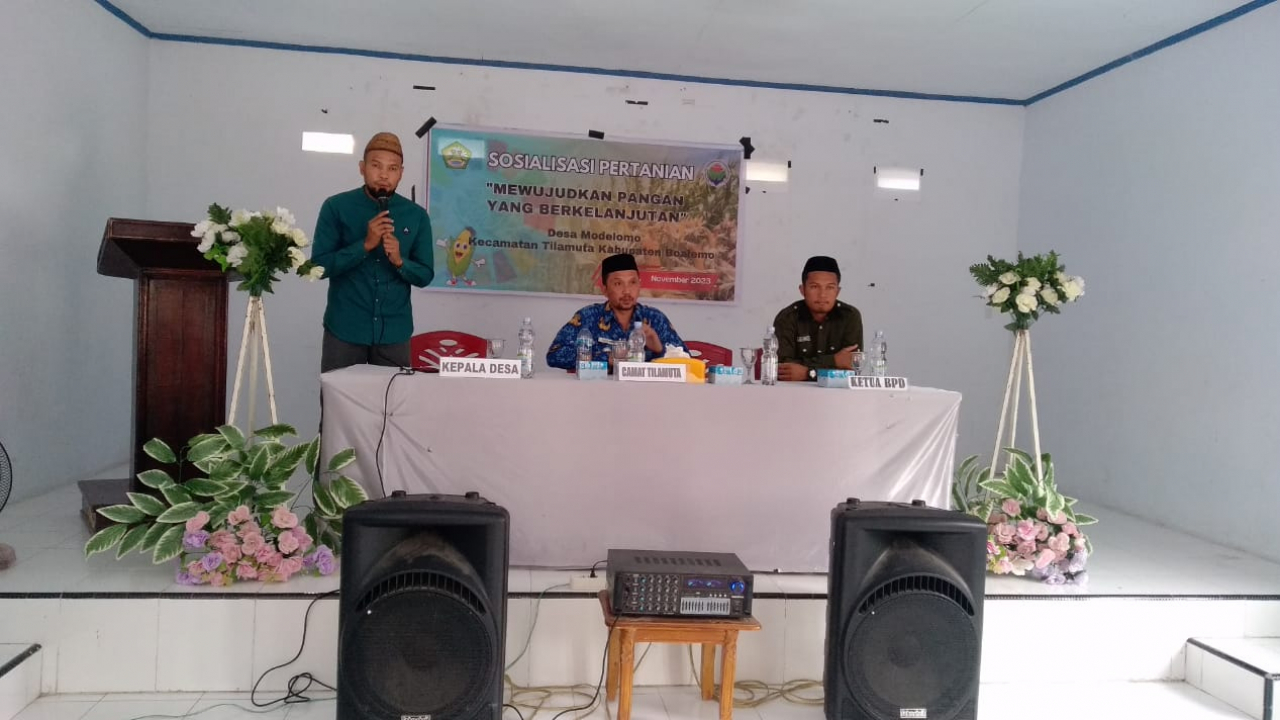 Pemerintah Desa Menggelar Sosialisasi Pertanian "Mewujudkan Pangan yang berkelanjutan