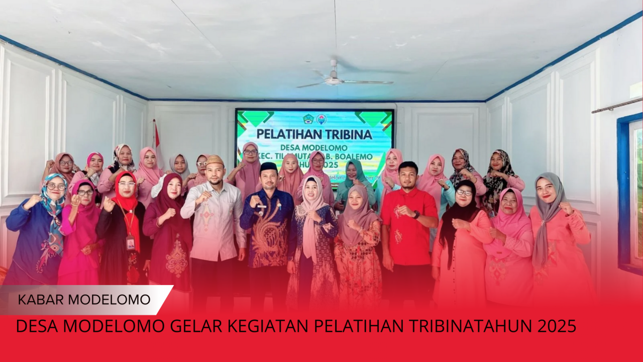 DESA MODELOMO GELAR PELATIHAN TRIBINA