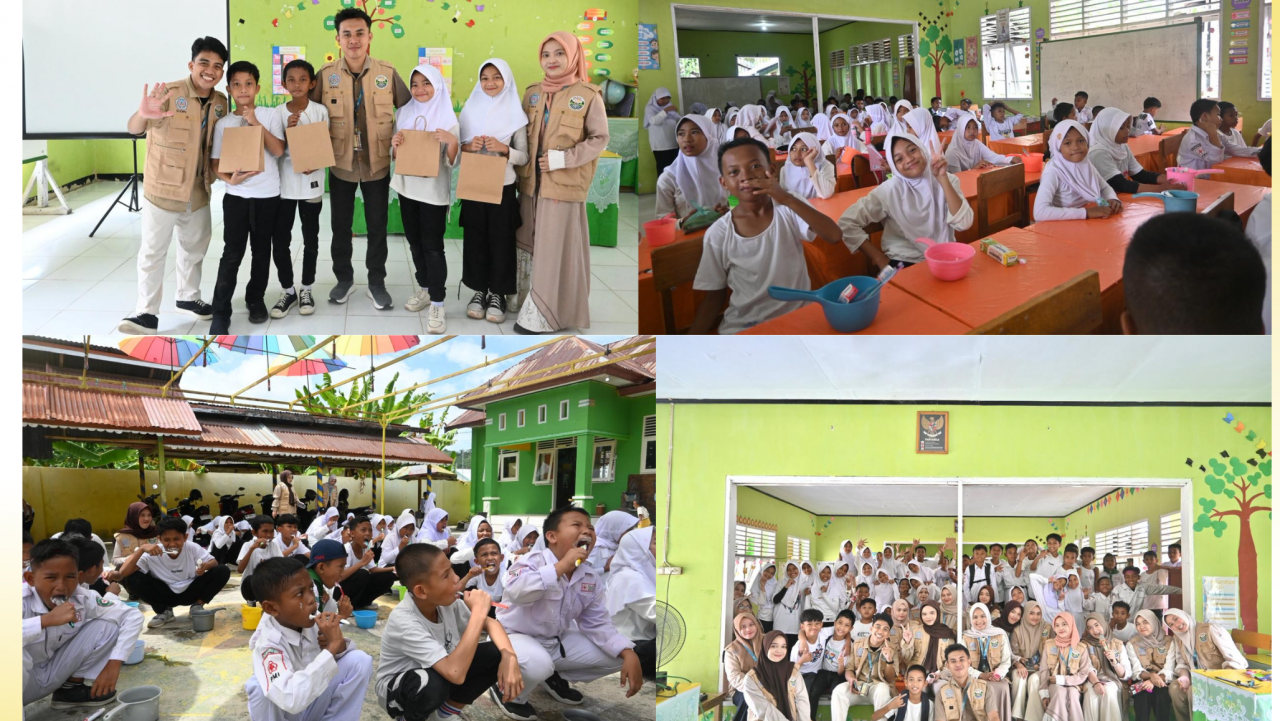 Penyuluhan PHBS oleh Mahasiswa KKN-PK Universitas Negeri Gorontalo di SDN 13 Tilamuta dalam Rangka Hari Anak Nasional Tahun 2025