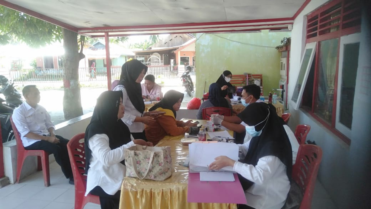 Puskesmas tilamuta melaksanakan Program Prolanis “ di Desa modelomo”  Kecamatan tilamuta Kabupaten boalemo, selasa (03/01/2024).