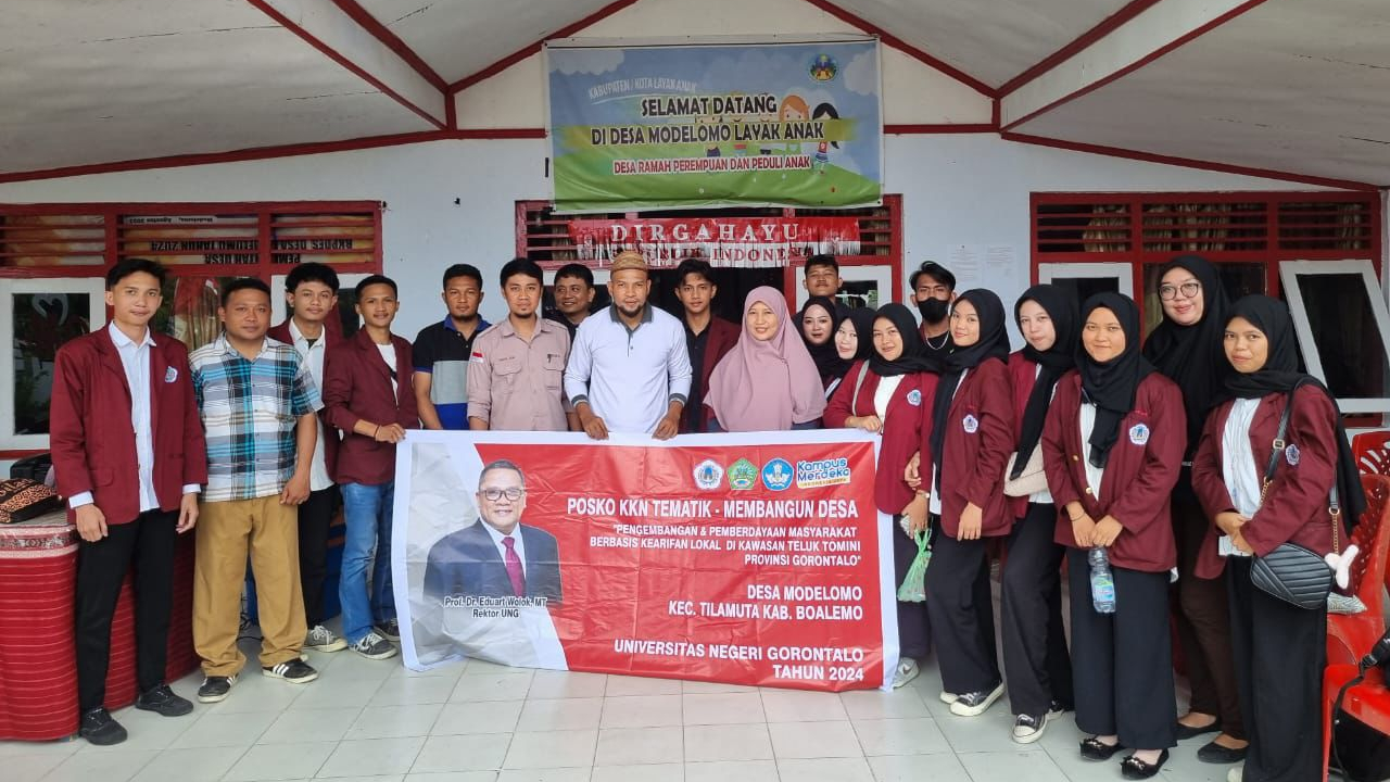 MAHASISWA KKN TEMATIK UNG SIAP MENGABDIKAN DIRI UNTUK DESA MODELOMO