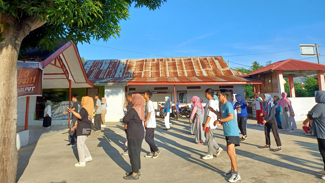 Mahasiswa UNU Gorontalo Gelar GERMAS di Desa Modelomo