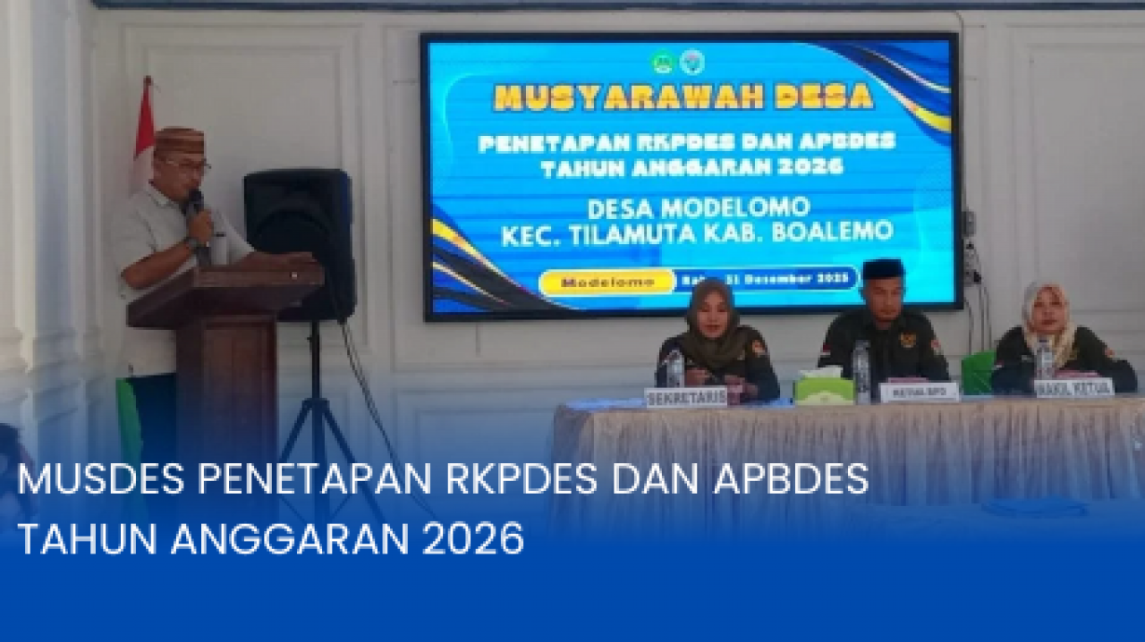 Musdes Penetapan RKPDES dan APBDES Tahun Anggaran 2026