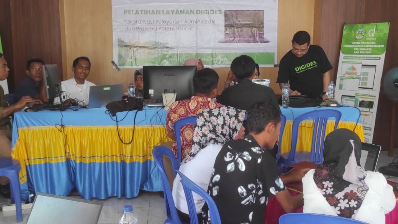 Pelatihan Digides Tingkatkan Pelayanan dan Promosi Potensi Desa Tabulo Selatan
