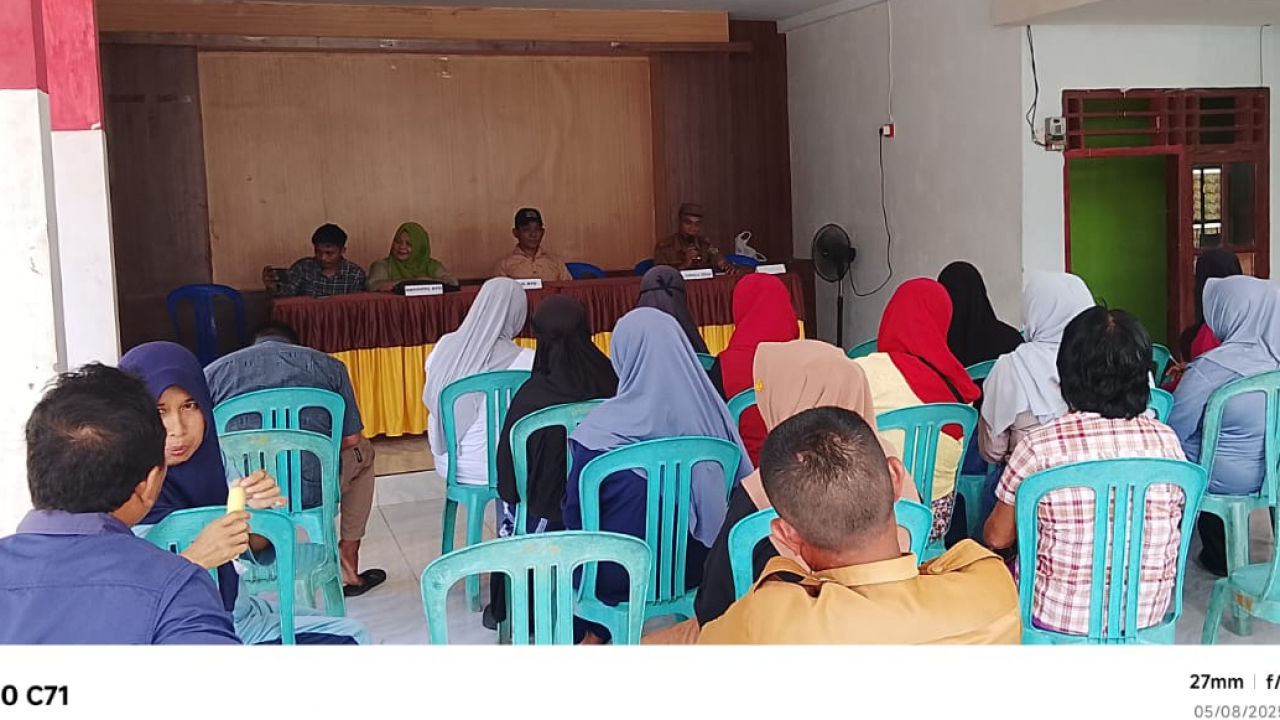 MUSYAWARAH PEMBENTUKAN PENGURUS BUMDES