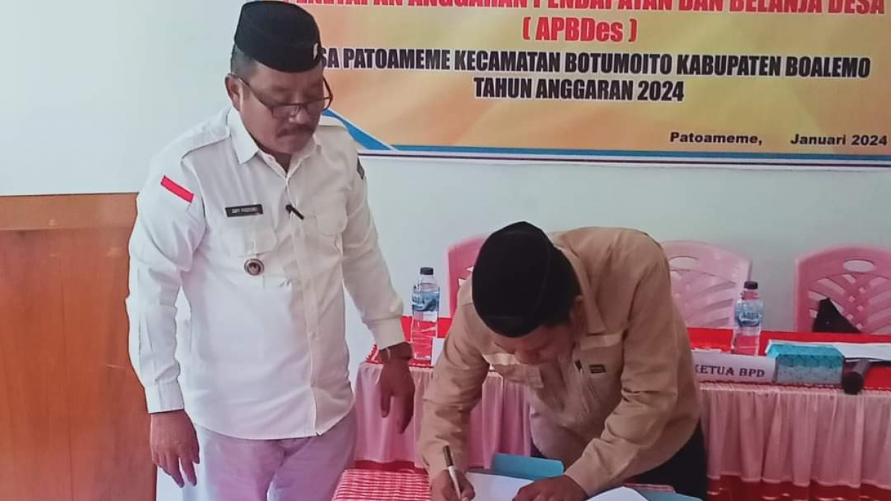 Musyawarah Desa Penetapan APBDes 2024