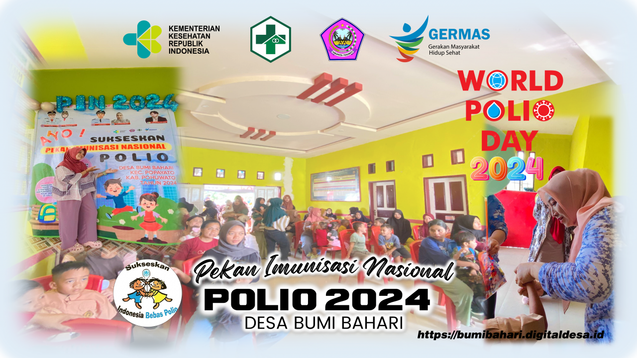 Sukses Gelar PIN POLIO 2024: 102 Anak Desa Bumi Bahari Terima Imunisasi