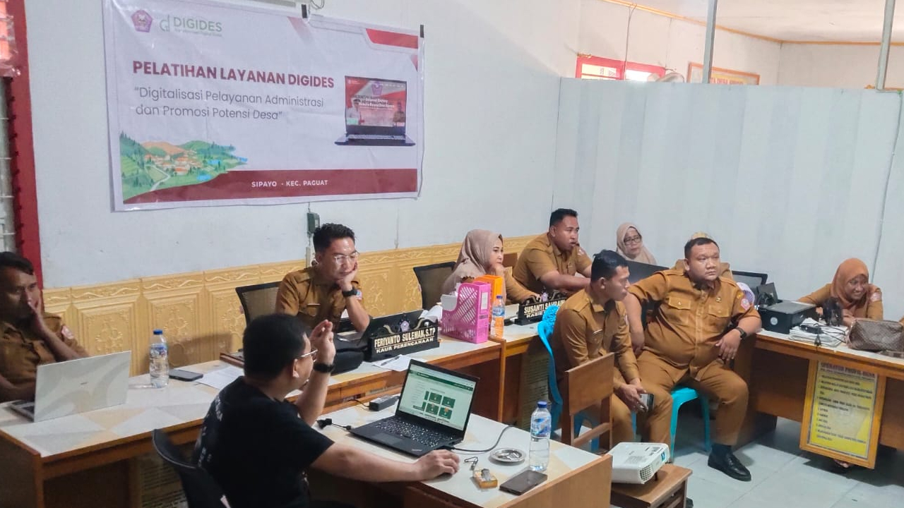 Meningkatkan Pelayanan Publik dan Promosi Potensi Desa Sipayo Melalui Pelatihan Digides