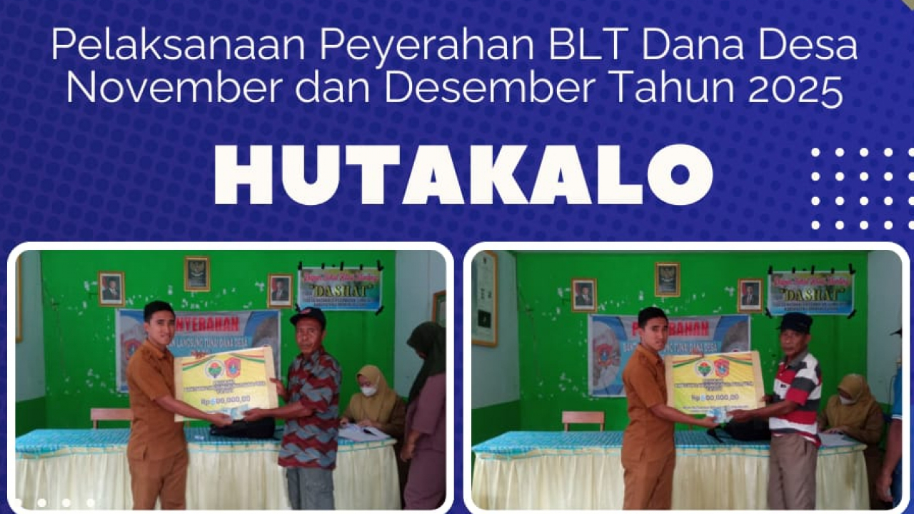 PENYALURAN BLT DANA DESA (BLT-DD) PERIODE NOVEMBER–DESEMBER 2025
