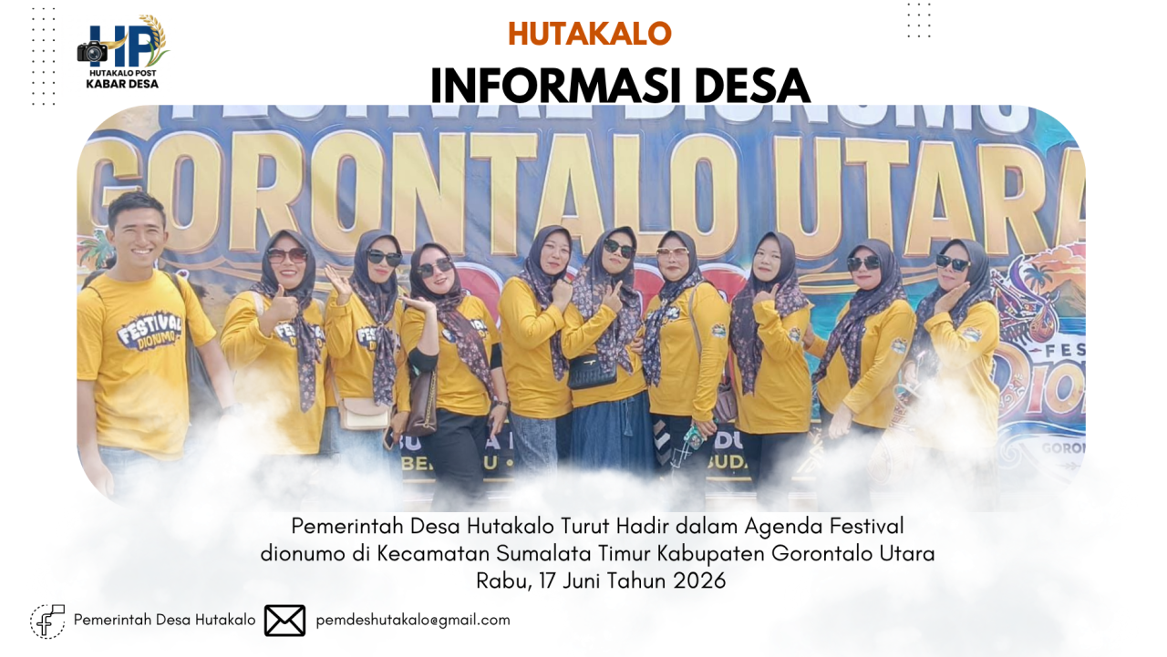 Pemerintah Desa Hutakalo Turut Hadir dalam Agenda Festival Dionumo di Kecamatan Sumalata Timur