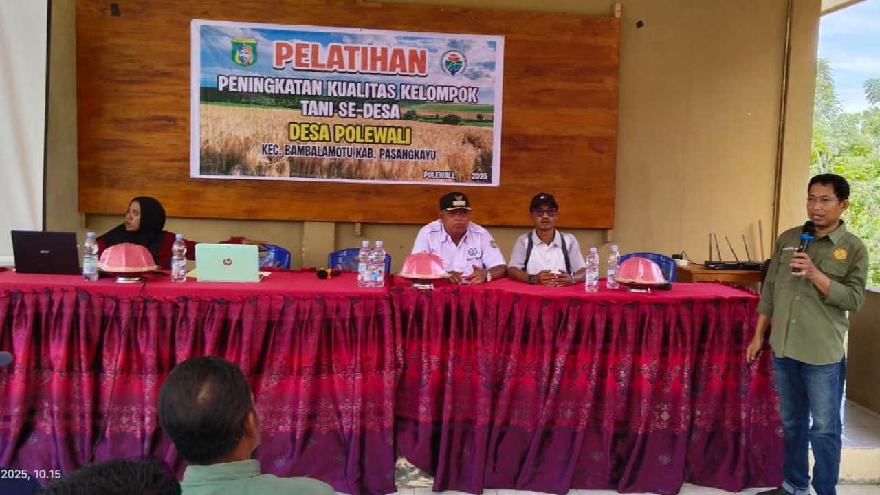 Pelatihan Kelompok Tani Polewali: Tingkatkan Kualitas Pertanian