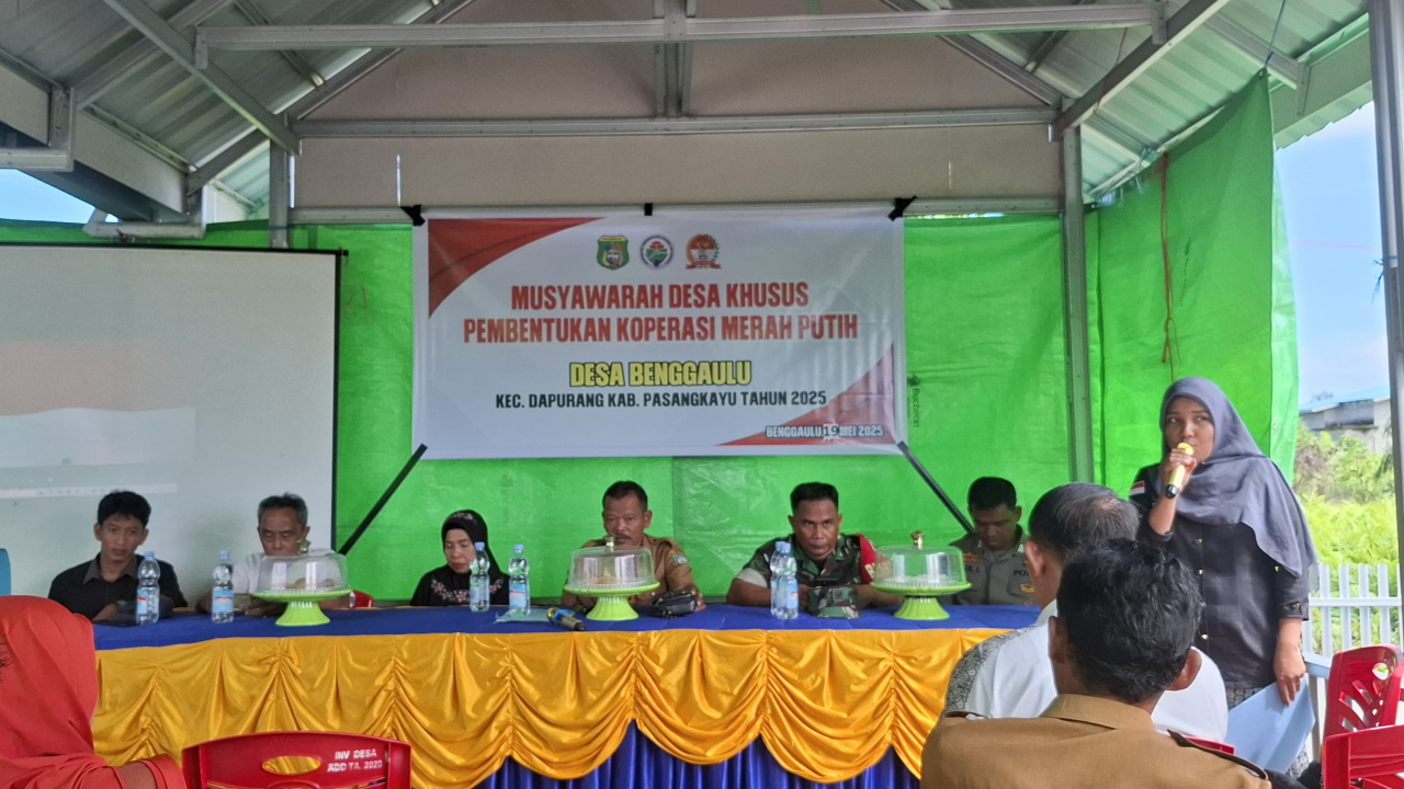 Musyawarah Desa Khusus Pembentukan Koperasi "Merah Putih" di Desa Benggaulu
