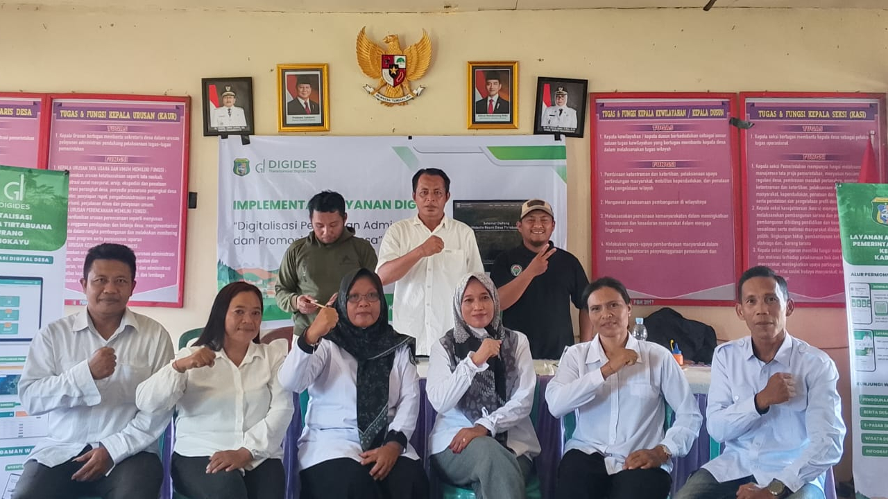 Peningkatan Kapasitas Aparatur Desa Tirta Buana Melalui Pelatihan Digital